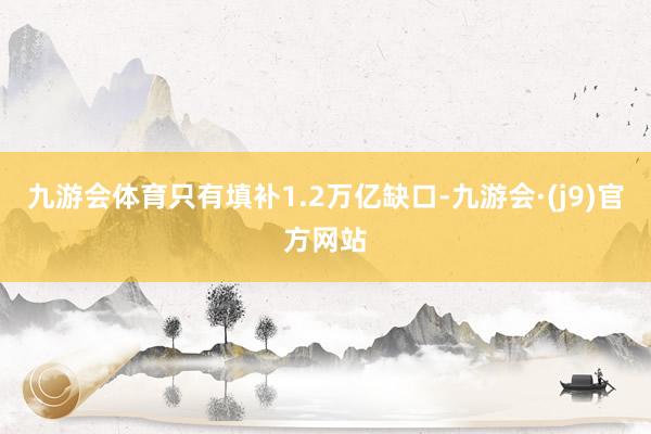 九游会体育只有填补1.2万亿缺口-九游会·(j9)官方网站