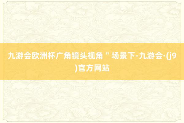 九游会欧洲杯广角镜头视角＂场景下-九游会·(j9)官方网站